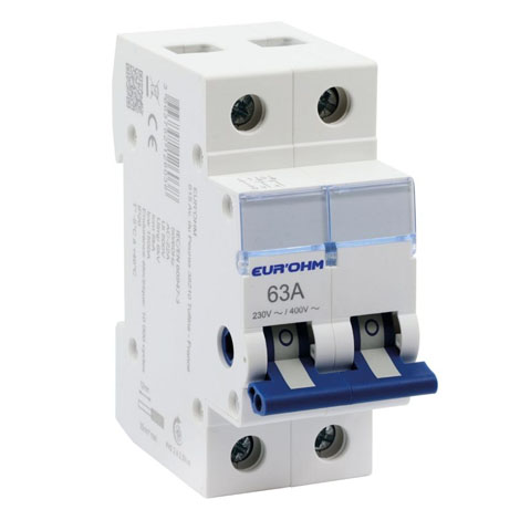 Interrupteur sectionneur 2P - 63A - 30009 - Eurohm