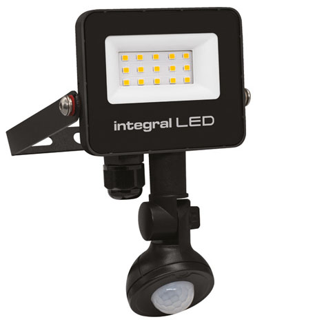 Projecteur LED Super Slim - avec Détecteur de mouvement - 10W - 1000 lm - IP67 - ILFLC240 - Integral led