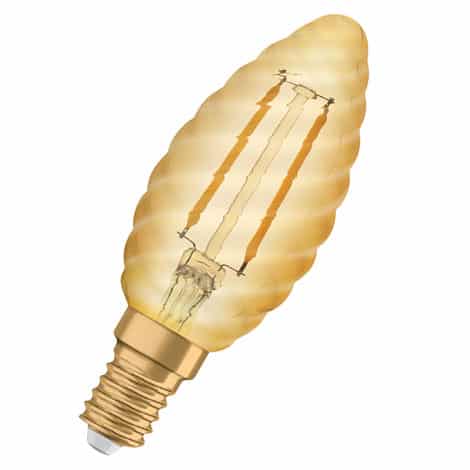 Ampoule LED Vintage Gold - E14 - 2400K - 1,5W - 293243 - Ledvance