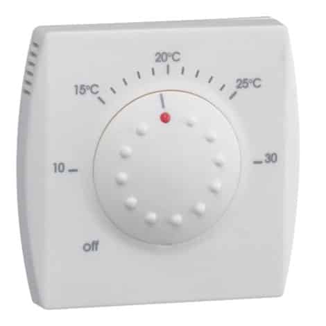 Thermostat ambiance électronique semi-encastré - 230V - 25111 - Hager