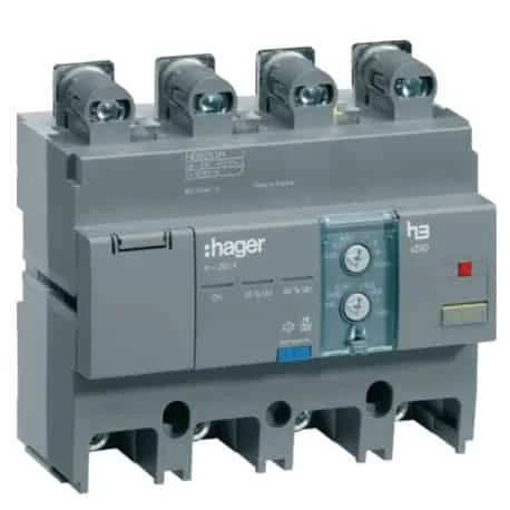 Bloc différentiel électronique 250A - 4P - Type A HI - HBB251H - Hager