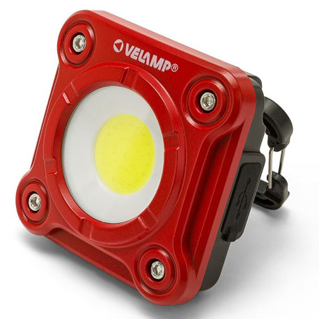 Lampe de travail LED COB rechargeable - 10W - IR824 - Velamp