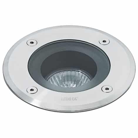 Spot de sol à encastrer - GU10 - IP67- Inox - Rond - Ø 130 mm - 55-9280-CA-37 - LEDS