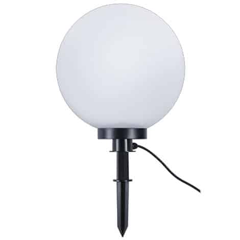 Lampadaire Boule - avec piquet - E27- Blanc - R57044001 - Bolo - Trio