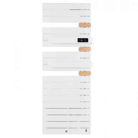 Sèche-serviettes - Allure 3 Virtuose - Avec Soufflerie et enceinte connectée - Blanc brillant - Mât à droite - 1750 W - 483095 - Thermor