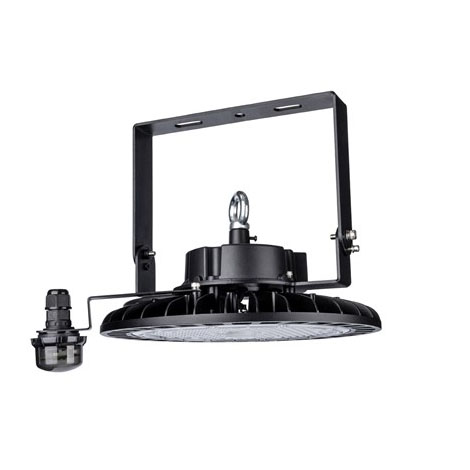 Cloche LED industrielle circulaire à faisceau asymétrique - rond - Ø 290mm - IP65 - CCT - ILHBC505 - Integral LED