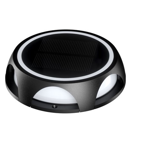 Eclairage solaire extérieur - rond - IP65 - mur ou sol - ILSGDB011 - Integral LED