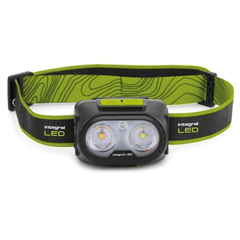 Lampe frontale rechargeable - 7 modes - IP44 - capteur gestuel - ILWLH001 - Integral LED