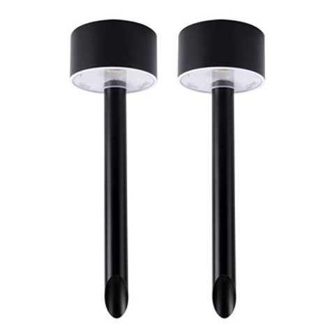 Lampes solaires sur piquet - Pack de 2 - IP44 - Noir - ILSSKB013 - Integral LED
