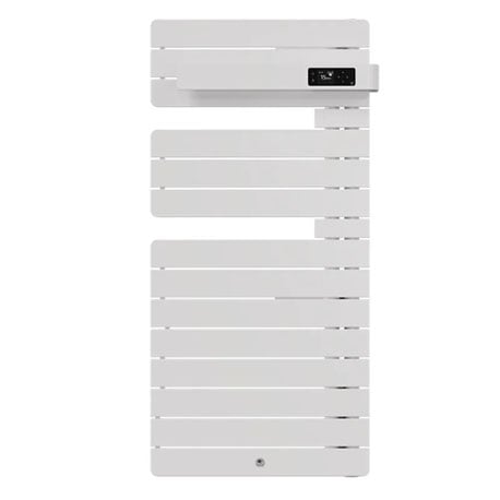Sèche-serviettes - Allure 4 - Sans Soufflerie - Blanc brillant - Entretoise blanche - Mât à droite - 500 W - 483335 - Thermor