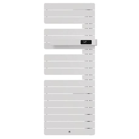 Sèche-serviettes - Allure 4 - Sans Soufflerie - Blanc brillant - Entretoise blanche - Mât à droite - 750 W - 483337 - Thermor