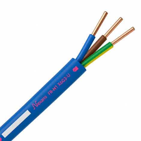 Câble FR-N1X6G3 3G1,5 mm² sans halogène - Au mètre - FRN1X6G3-U3G1,5T