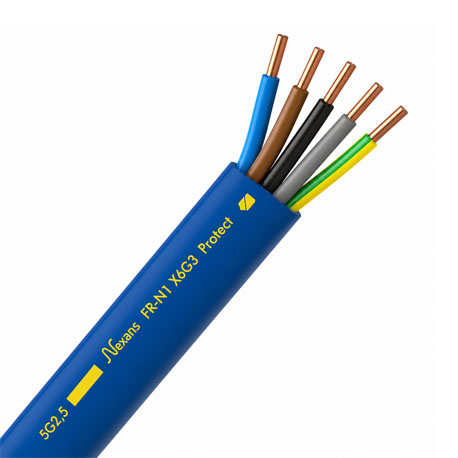 Câble FR-N1X6G3 5G2,5 mm² sans halogène - Au mètre - FRN1X6G3-U5G2,5T