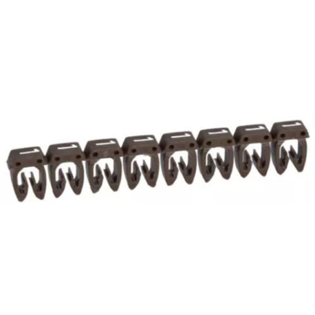 Système de repérage CAB 3 - pour filerie de 1,5 à 2,5 mm2 - Chiffre 1 - Brun - Boîte de 1200 - 038221 - Legrand