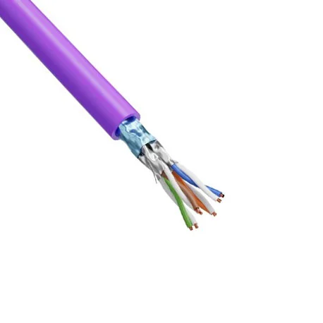 Câble informatique F/FTP CAT 6A - 4 paires - LSZH - 555 MHz - FFTPCAT6A1X4P - Vendu au mètre