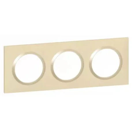 Plaque de finition carrée - 3 Postes - Dune - Dooxie - 600813 - Legrand