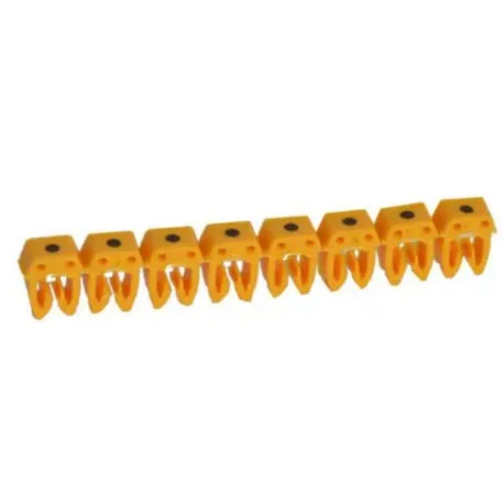 Système de repérage CAB 3 - pour filerie de 0,5 à 1,5 mm2 - Point - Jaune - Boîte de 300 - 038271 - Legrand